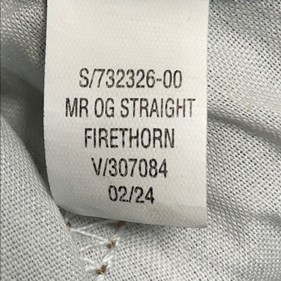 NWOT Old Navy Mid Rise O.G. Straight Firethorn Denim Jeans 16 - Picture 13 of 14